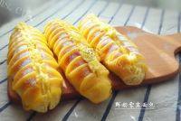 自制鲜奶雪露面包做法图解12)