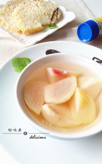好喝的清凉蜜桃饮做法图解8)