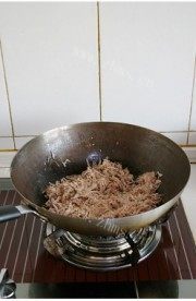 自制肉松做法图解4)