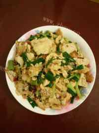 色泽不错的蒜香豆腐