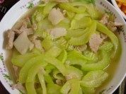 西葫芦炒肉片