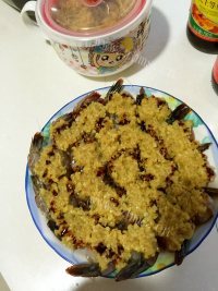 美味的蒜蓉粉丝虾做法图解3)