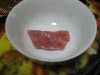 「自创」菜花炒肉做法图解2)