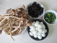 降压美容虎皮鹌鹑蛋茶树菇做法图解1)