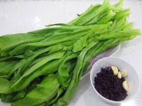 简单的豆豉油麦菜做法图解1)