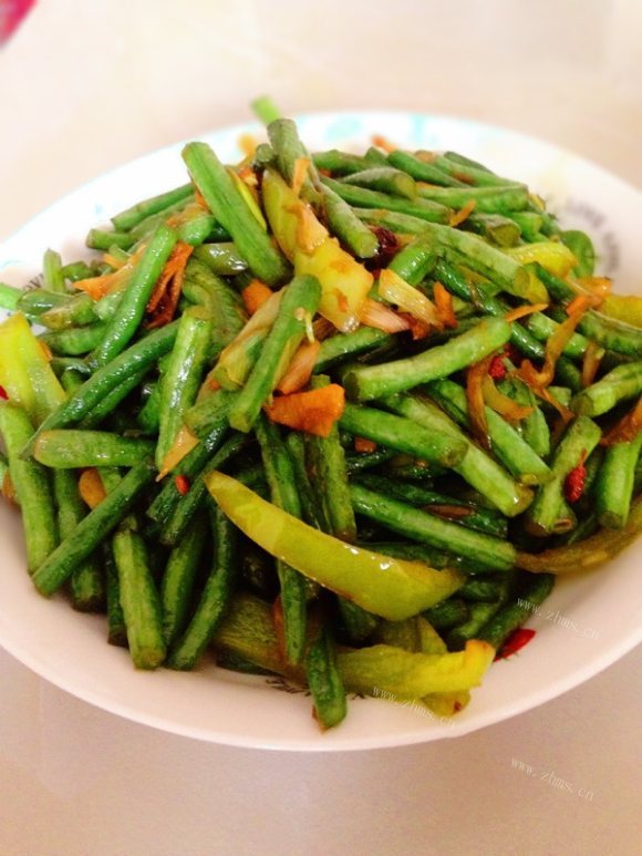 好吃的干煸豆角