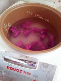 简单版紫薯粥做法图解4)