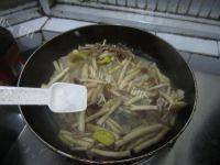 家常菜茶树菇炒牛肉做法图解8)