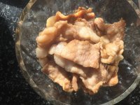家常菜茭白炒肉片做法图解6)