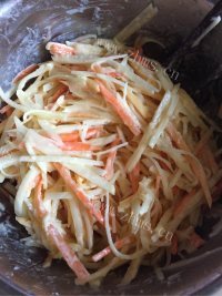自制土豆饼做法图解3)
