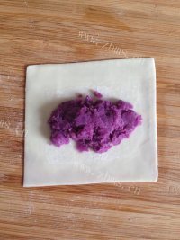 自制紫薯派做法图解6)