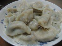 健康美食韭菜鸡蛋水饺