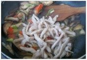 香菇炒肉丝