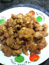 香喷喷的蒜蓉糖醋肉做法图解8)