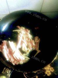 肉丝炒豆角丝做法图解8)