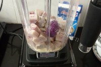 甜美的香芋紫薯泥做法图解4)