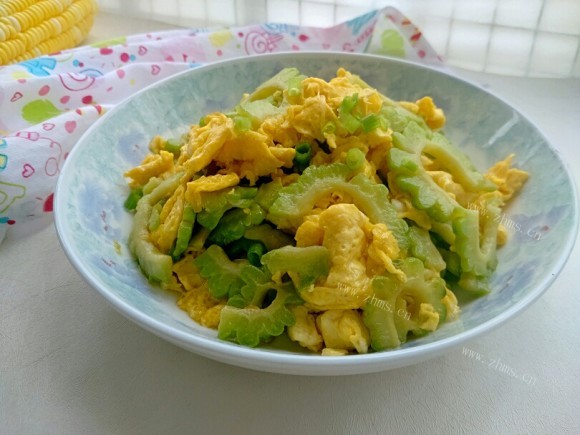美味的苦瓜炒蛋