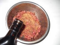 美味的牛肉豆皮做法图解3)