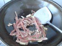 简单版肉丝炒蒜苔的做法图解八