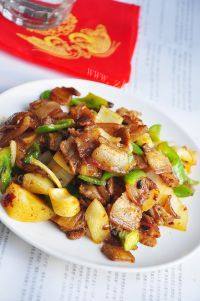 家常菜盐煎肉