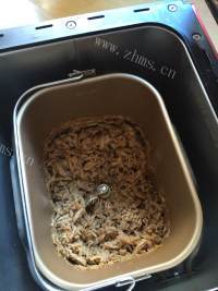 自制面包机肉松做法图解5)