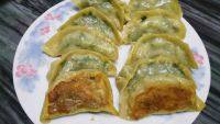 美味的韭菜煎饺做法图解6)