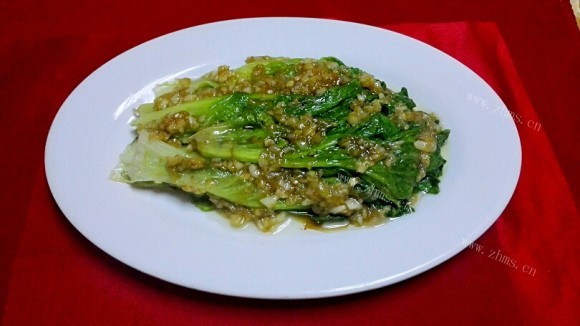 香喷喷的蚝油生菜