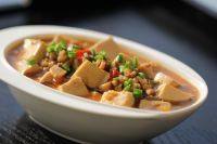 家常菜香菇肉末豆腐