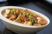 家常菜香菇肉末豆腐