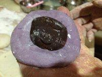 紫薯豆沙饼做法图解6)