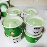美味的纸杯抹茶冰淇淋做法图解9)