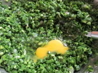 美味的韭菜虾仁水饺做法图解8)