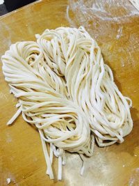 健康手工番茄面条做法图解14)