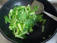 老爸炒小白菜做法图解5)