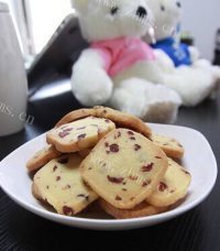 DIY蔓越莓饼干做法图解7)