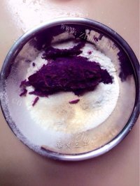 自制紫薯玫瑰花做法图解1)
