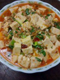 自制肉末烧豆腐