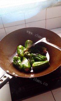 家常菜青椒塞肉做法图解10)