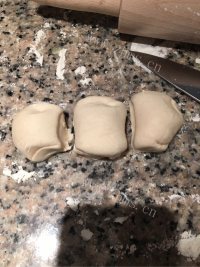 自制葱香手抓饼做法图解4)