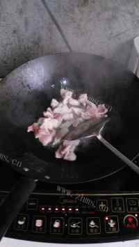 家常长豆炒肉丝做法图解4)