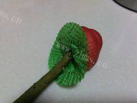 自己做的玫瑰花面包做法图解30)