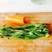 凉拌苔菜胡萝卜的做法图解三