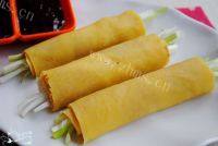 东北地道的煎饼卷大葱做法图解8)