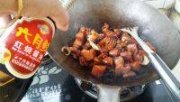 家常菜干豆角炖肉做法图解9)