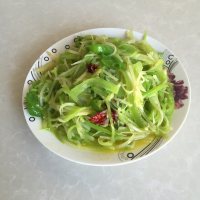 家常菜素炒双丝