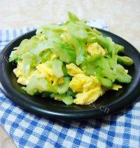 简单的蛋炒苦瓜