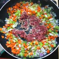 自制意式牛肉酱意面#百味做法图解8)