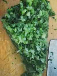 美味的油菜馄饨和洋葱馄饨做法图解7)