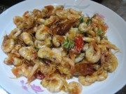 美味的香辣小虾