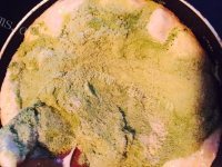自制抹茶牛轧糖做法图解6)